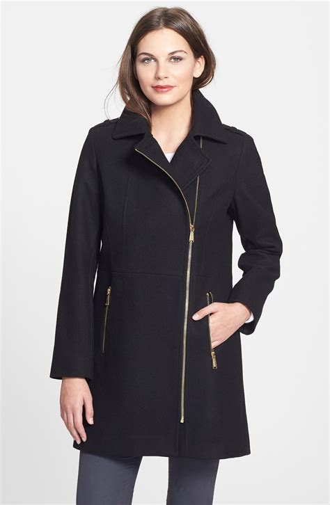 michael kors wool coat womens|michael kors parka women.